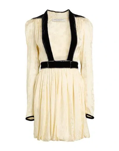 Philosophy Di Lorenzo Serafini Woman Mini Dress Ivory Size 4 Viscose, Silk In White