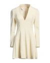 Philosophy Di Lorenzo Serafini Woman Mini Dress Ivory Size 6 Viscose, Elastane In White