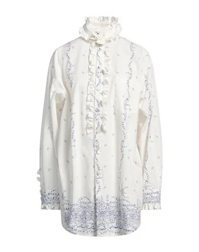PHILOSOPHY DI LORENZO SERAFINI PHILOSOPHY DI LORENZO SERAFINI WOMAN MINI DRESS IVORY SIZE 8 COTTON