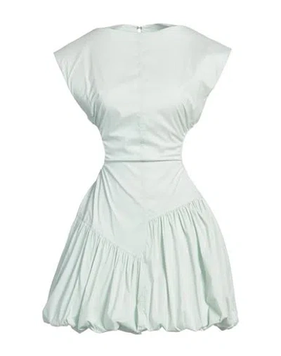 Philosophy Di Lorenzo Serafini Woman Mini Dress Light Green Size 6 Polyester, Polyamide, Elastane, C In Blue