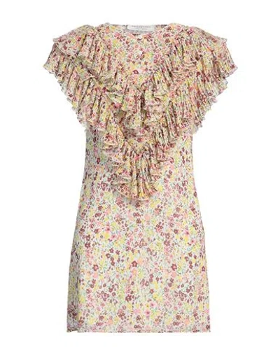 Philosophy Di Lorenzo Serafini Woman Mini Dress Pastel Yellow Size 2 Polyester