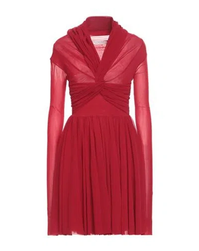 Philosophy Di Lorenzo Serafini Woman Mini Dress Red Size 8 Polyamide
