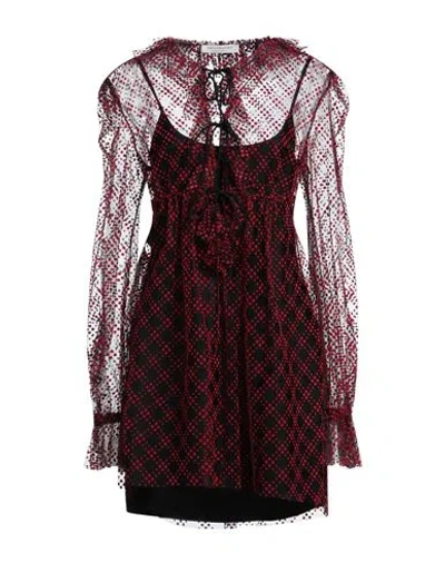Philosophy Di Lorenzo Serafini Woman Mini Dress Red Size 8 Polyamide In Red