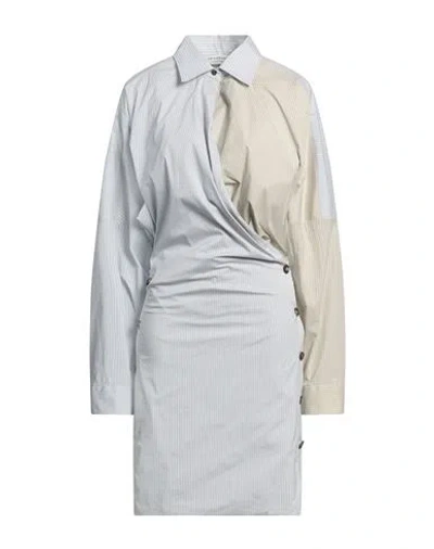 Philosophy Di Lorenzo Serafini Woman Mini Dress Sky Blue Size 8 Polyester, Polyamide, Elastane