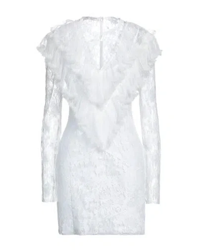 Philosophy Di Lorenzo Serafini Woman Mini Dress White Size 2 Polyamide, Elastane