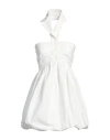Philosophy Di Lorenzo Serafini Woman Mini Dress White Size 4 Cotton, Elastane