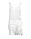 Philosophy Di Lorenzo Serafini Woman Short Dress White Size 6 Viscose In White
