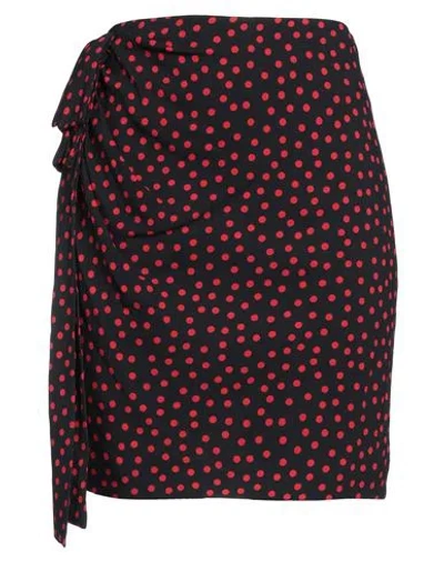 Philosophy Di Lorenzo Serafini Woman Mini Skirt Black Size 6 Viscose, Elastane
