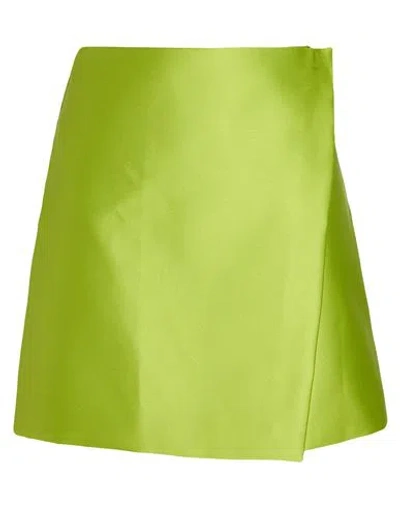 Philosophy Di Lorenzo Serafini Woman Mini Skirt Lime Green Size 6 Polyester