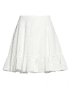 Philosophy Di Lorenzo Serafini Woman Mini Skirt White Size 4 Cotton, Polyester In White