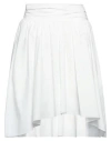 Philosophy Di Lorenzo Serafini Woman Mini Skirt White Size 6 Polyester, Polyamide, Elastane In White