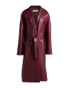 Philosophy Di Lorenzo Serafini Woman Overcoat & Trench Coat Garnet Size M Polyester In Red