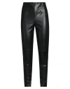 Philosophy Di Lorenzo Serafini Faux Leather Slim-leg Pants In Black