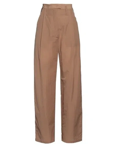 Philosophy Di Lorenzo Serafini Woman Pants Camel Size 6 Polyamide, Cotton In Beige