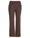 Philosophy Di Lorenzo Serafini Woman Pants Chocolate Brown Size 10 Polyester, Virgin Wool, Elastane In Brown