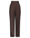 Philosophy Di Lorenzo Serafini Woman Pants Chocolate Brown Size 10 Virgin Wool, Polyester