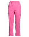 Philosophy Di Lorenzo Serafini Woman Pants Fuchsia Size 10 Wool, Elastane In Pink