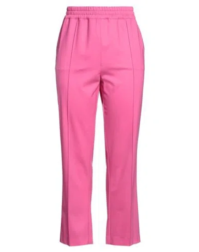 Philosophy Di Lorenzo Serafini Woman Pants Fuchsia Size 10 Wool, Elastane In Pink