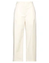 Philosophy Di Lorenzo Serafini Woman Pants Ivory Size 8 Cotton, Elastane In White