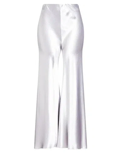 Philosophy Di Lorenzo Serafini Woman Pants Light Grey Size 6 Polyester In Silver