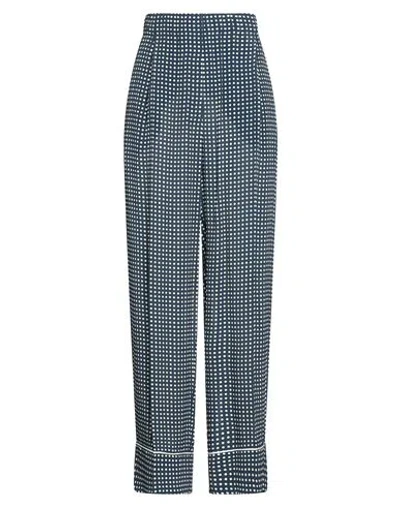 Philosophy Di Lorenzo Serafini Woman Pants Navy Blue Size 8 Viscose