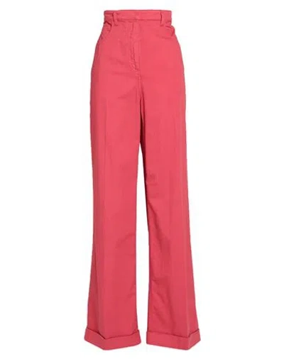 Philosophy Di Lorenzo Serafini Woman Pants Red Size 8 Cotton