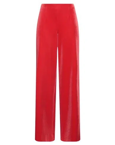 Philosophy Di Lorenzo Serafini Woman Pants Red Size 8 Polyester, Elastane