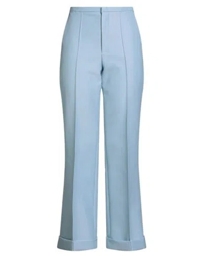 Philosophy Di Lorenzo Serafini Woman Pants Sky Blue Size 4 Virgin Wool, Polyester