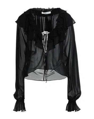 Philosophy Di Lorenzo Serafini Woman Shirt Black Size 4 Viscose