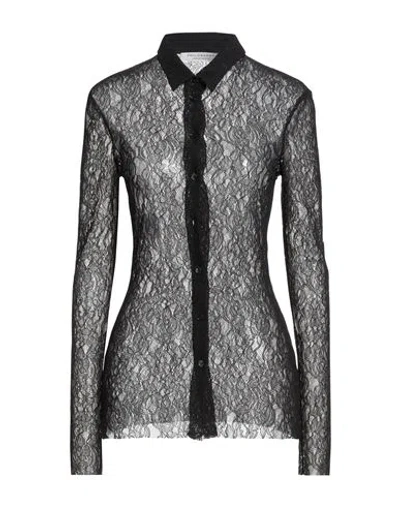 Philosophy Di Lorenzo Serafini Woman Shirt Black Size 6 Polyamide, Elastane
