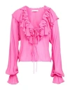 Philosophy Di Lorenzo Serafini Woman Shirt Fuchsia Size 2 Viscose