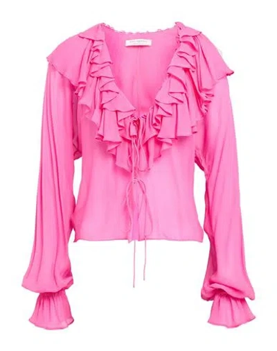 Philosophy Di Lorenzo Serafini Woman Shirt Fuchsia Size 2 Viscose