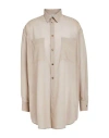 Philosophy Di Lorenzo Serafini Woman Shirt Grey Size 8 Virgin Wool, Polyester In Grey