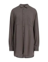 Philosophy Di Lorenzo Serafini Woman Shirt Khaki Size 2 Triacetate, Polyester