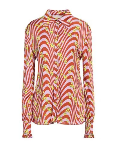 Philosophy Di Lorenzo Serafini Woman Shirt Lilac Size 8 Viscose In Purple