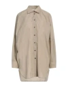 Philosophy Di Lorenzo Serafini Woman Shirt Beige Size Xs Polyamide, Cotton In Sage Green