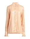 Philosophy Di Lorenzo Serafini Woman Shirt Sand Size 8 Polyester In Beige
