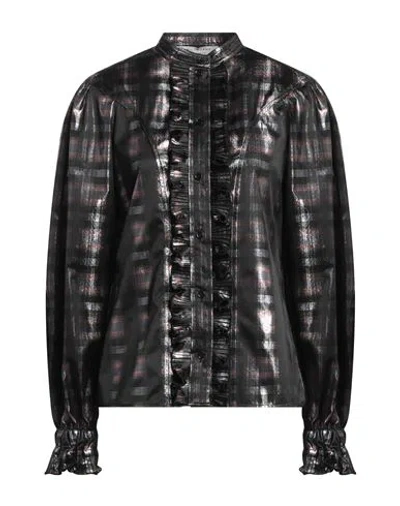 Philosophy Di Lorenzo Serafini Woman Shirt Steel Grey Size 4 Polyester
