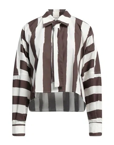 Philosophy Di Lorenzo Serafini Woman Shirt White Size M Cotton, Elastane