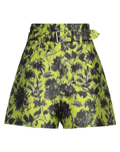 Philosophy Di Lorenzo Serafini Woman Shorts & Bermuda Shorts Acid Green Size 4 Polyester
