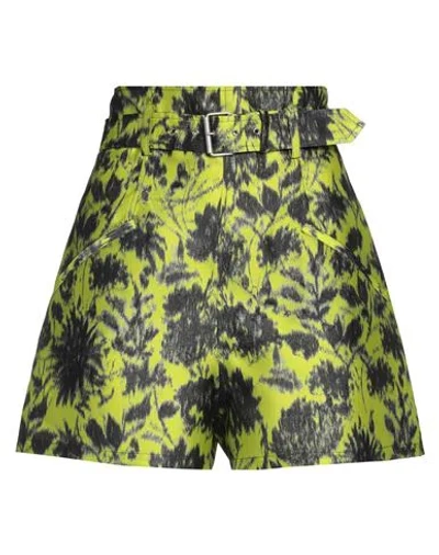 Philosophy Di Lorenzo Serafini Woman Shorts & Bermuda Shorts Lime Green Size 8 Polyester