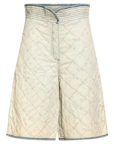 Philosophy Di Lorenzo Serafini Woman Shorts & Bermuda Shorts Beige Size 4 Cotton In Sand