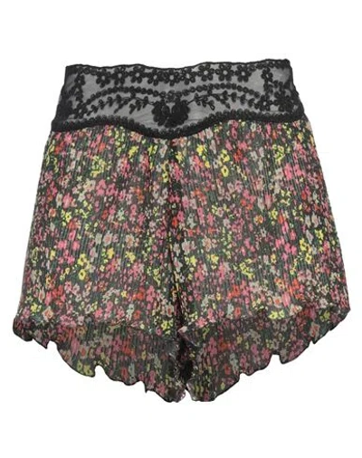 Philosophy Di Lorenzo Serafini Woman Shorts & Bermuda Shorts Black Size 4 Polyester