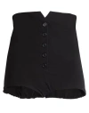 Philosophy Di Lorenzo Serafini Woman Shorts & Bermuda Shorts Black Size 6 Cotton, Elastane In Black