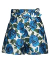 Philosophy Di Lorenzo Serafini Woman Shorts & Bermuda Shorts Blue Size 8 Polyester