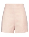 PHILOSOPHY DI LORENZO SERAFINI PHILOSOPHY DI LORENZO SERAFINI WOMAN SHORTS & BERMUDA SHORTS BLUSH SIZE 4 VISCOSE, LINEN