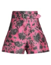 Philosophy Di Lorenzo Serafini Woman Shorts & Bermuda Shorts Fuchsia Size 6 Polyester In Pink