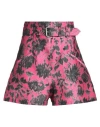 Philosophy Di Lorenzo Serafini Woman Shorts & Bermuda Shorts Fuchsia Size 4 Polyester In Pink