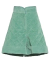 Philosophy Di Lorenzo Serafini Woman Shorts & Bermuda Shorts Green Size 4 Cotton, Linen