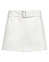 Philosophy Di Lorenzo Serafini Woman Shorts & Bermuda Shorts Ivory Size 4 Viscose, Cotton In White